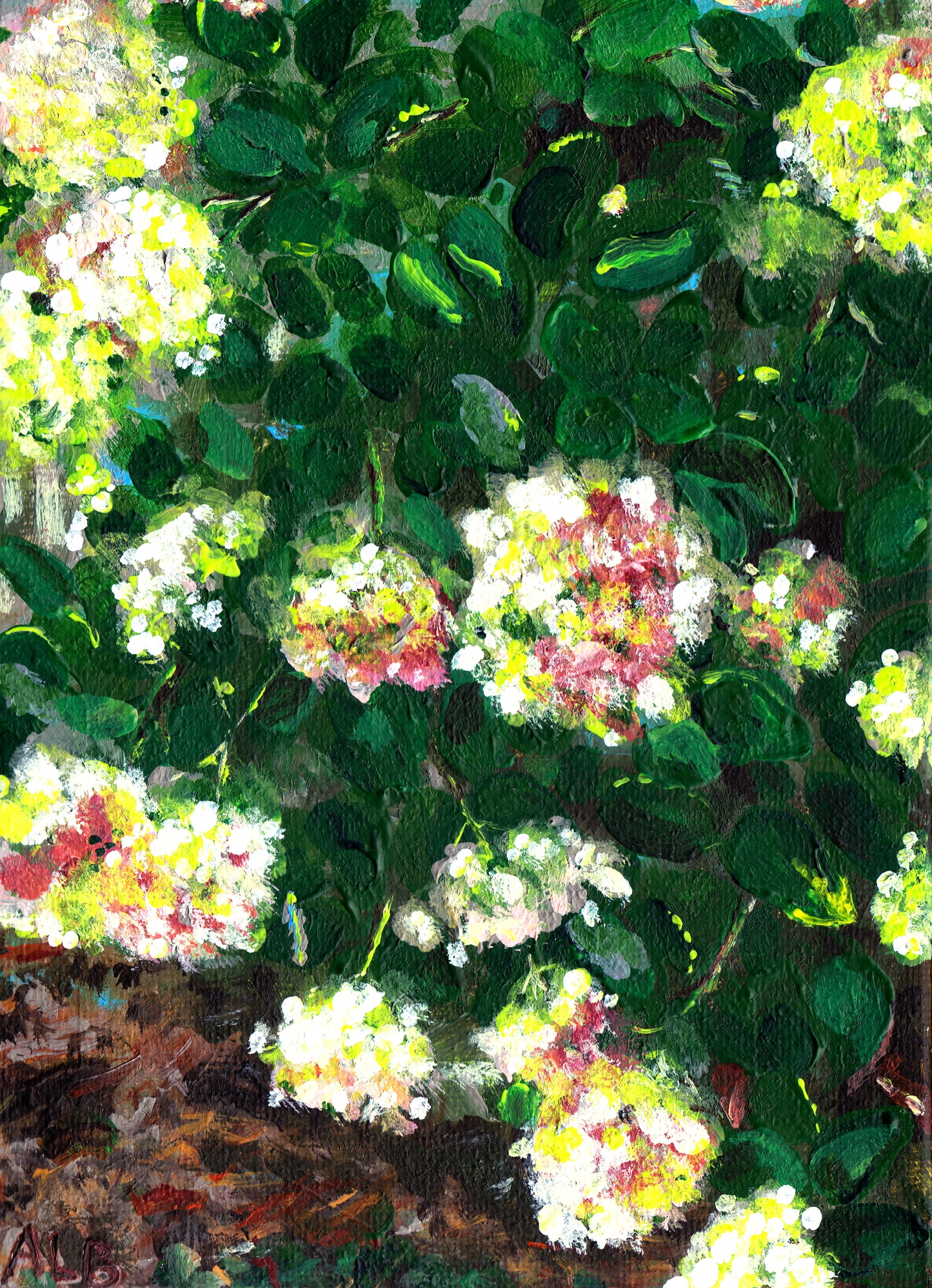 Original Painting - Limelights in Autumn