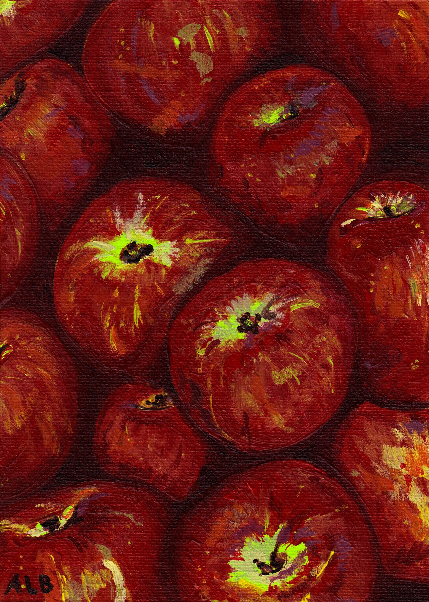 Original Painting - Apple Harvest