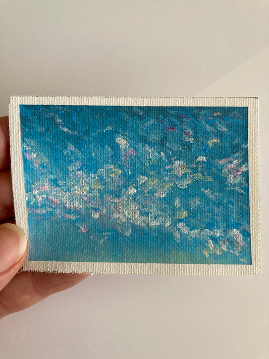 Miniature Original - Summer Evening Sky