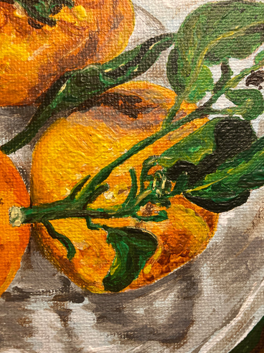 Original Painting - The Fancy Oranges