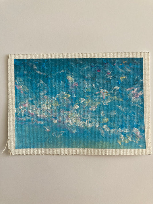 Miniature Original - Summer Evening Sky