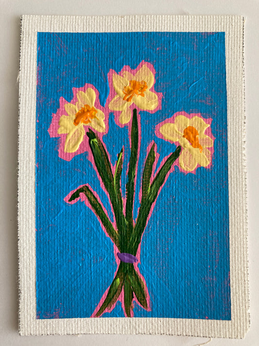 Miniature Original - Daffodils