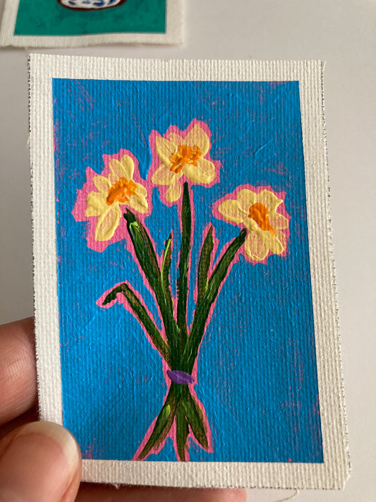 Miniature Original - Daffodils