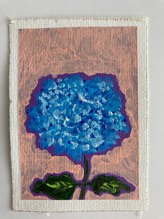 Miniature Original - Blue Hydrangea