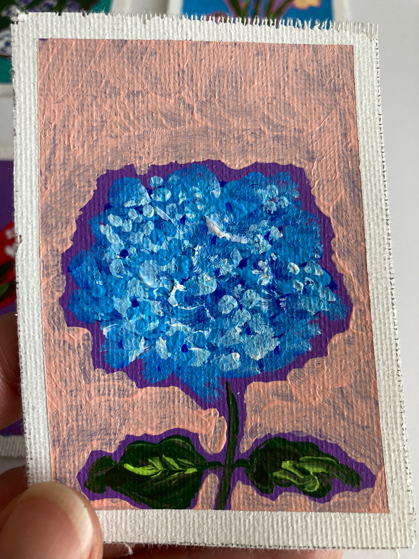 Miniature Original - Blue Hydrangea