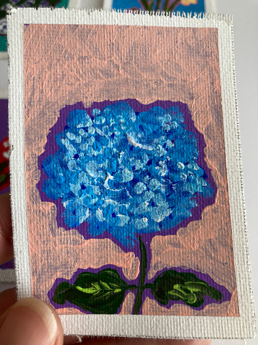 Miniature Original - Blue Hydrangea