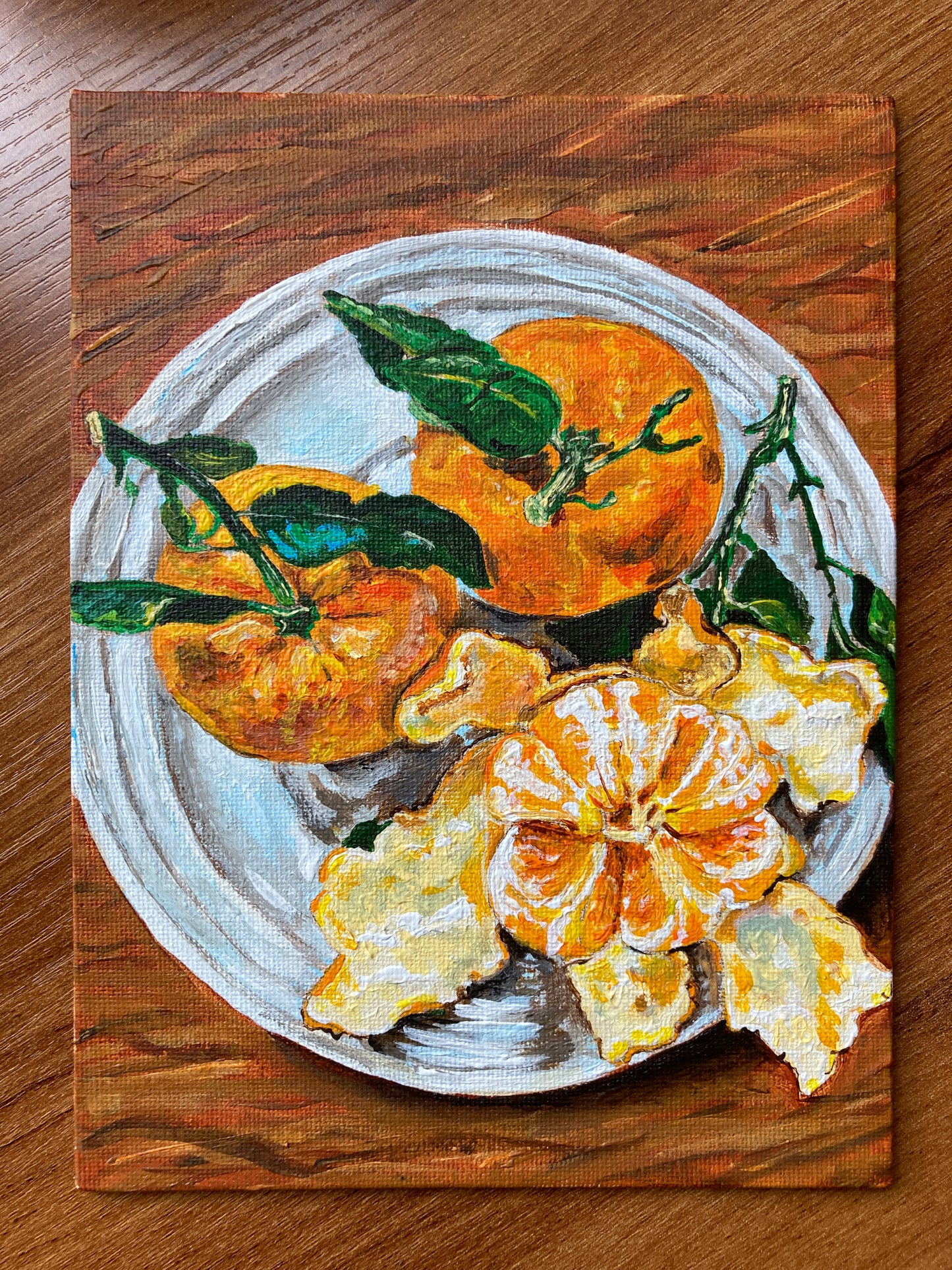Original Painting - The Fancy Oranges #2