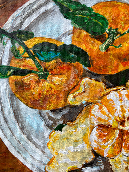 Original Painting - The Fancy Oranges #2
