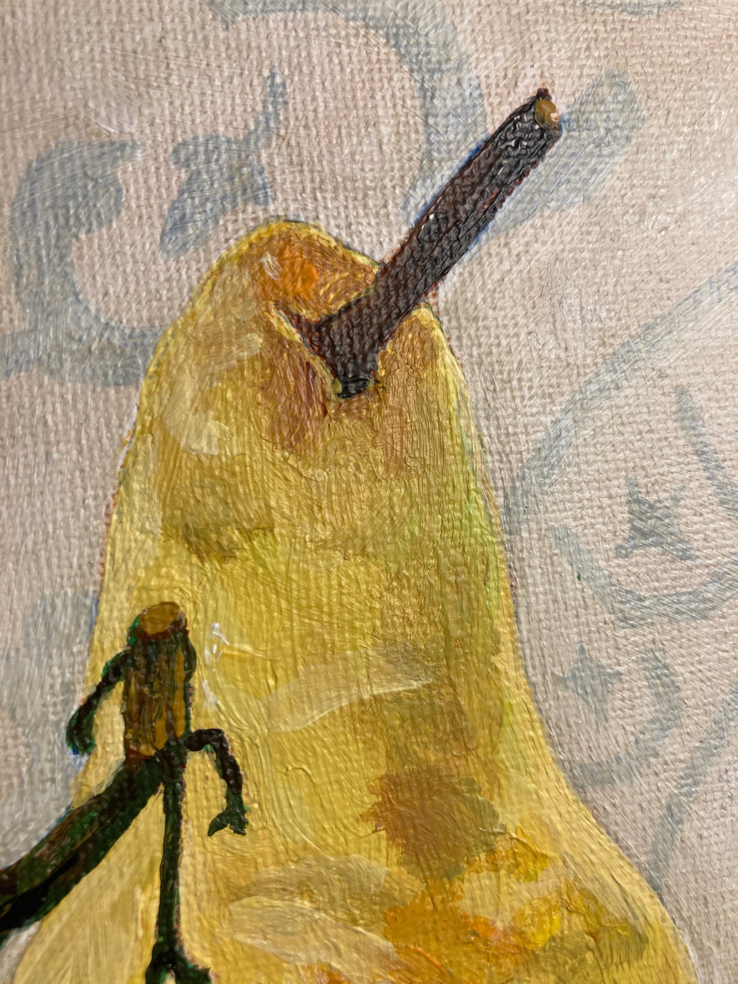 Original Painting - Countertop Fruit Orange and Pear