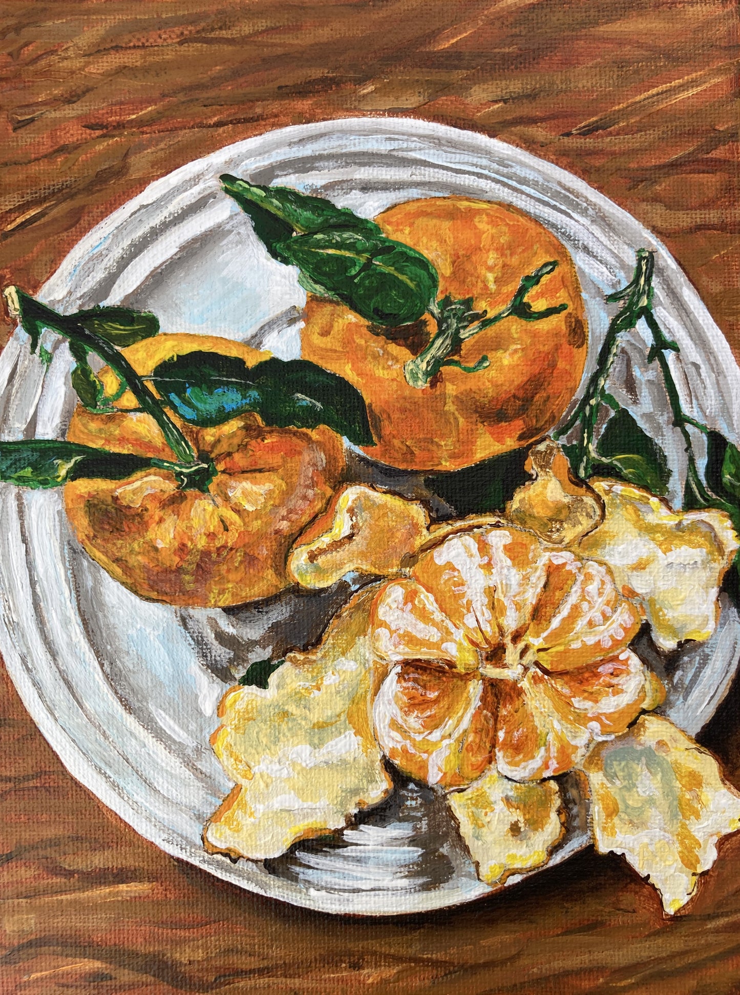 Original Painting - The Fancy Oranges #2