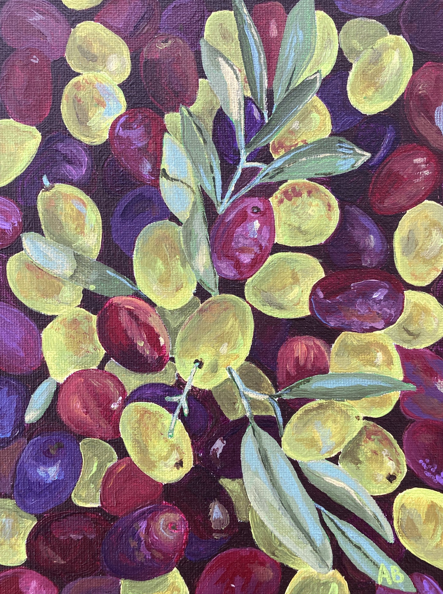 Original Painting - Mixed Olives