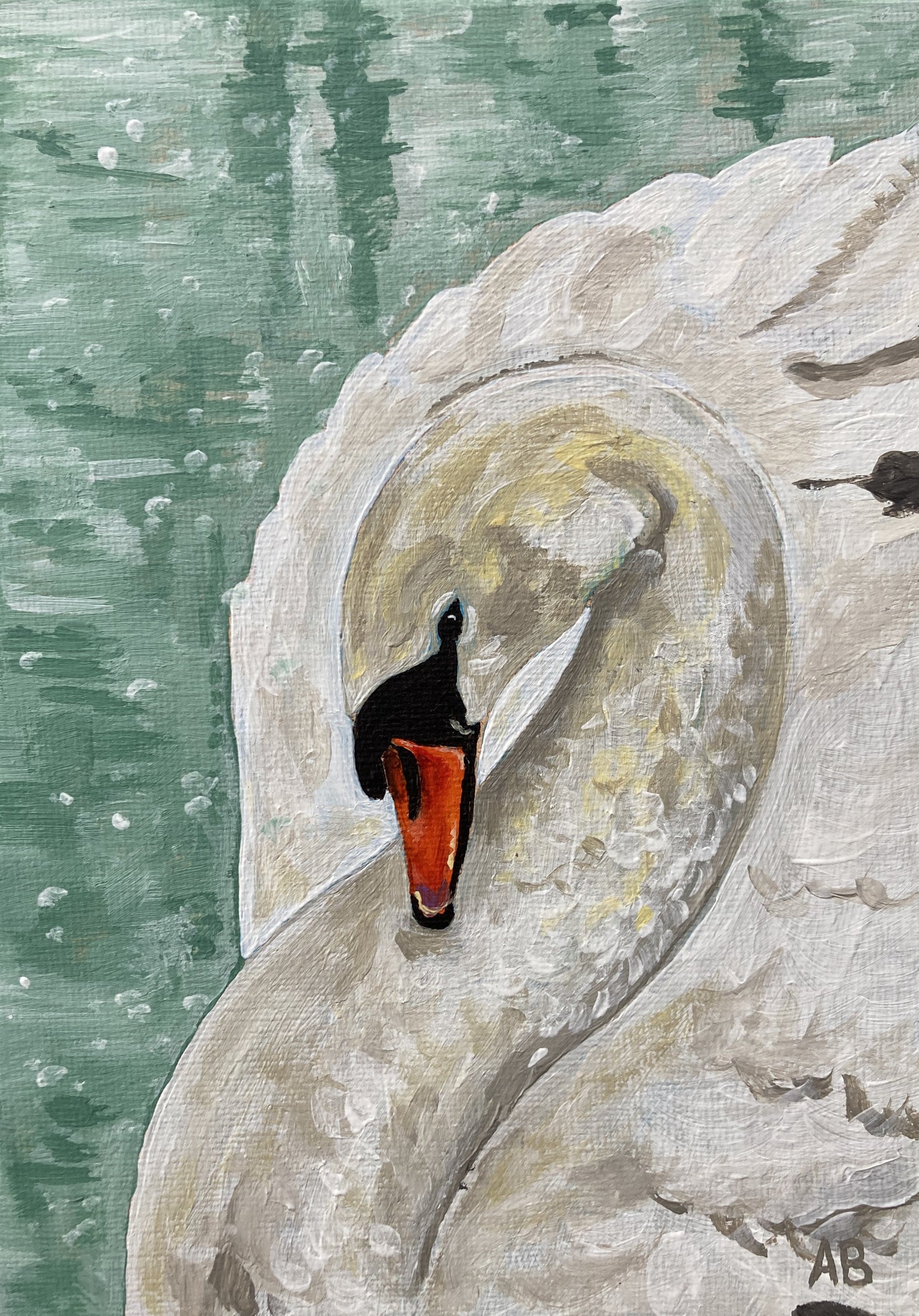 Art Print - Snowy River Swan #1
